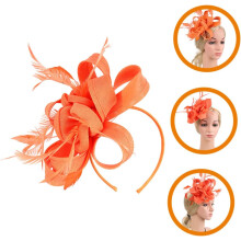 Cappello a cilindro lucido da donna, accessorio flapper, fascia decorativa, dettaglio stile retrò