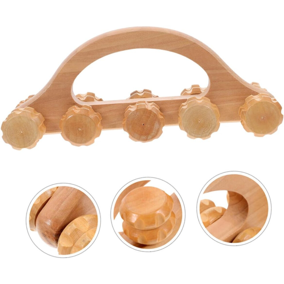 Hkhbjs 2Pcs Wooden Muscle Roller Stick Foot Ball Roller Massager For Body Relaxation