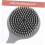 Silicone Back Scrubber Long Handle Body Scrub Brush Double-sided Thick Shower Brush 8