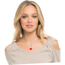 Tischtennisschläger-Anhänger-Halskette, Sport-Charm für Damen, Alltags-Tennisschläger-Charm