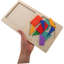 1 Set Holzpuzzle – Spannendes Denkspiel für Senioren – Fördert die Hand-Augen-Koordination und Problemlösungsfähigkeiten