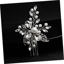 1 stuk elegante haarkam met strasssteentjes voor bruiloften, bruidsaccessoires en speciale gelegenheden. Uniek ontwerp.