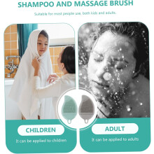 2pcs Facial Cleansing Massage Brush for Face and Scalp Cleaning Silicone Brush