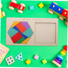 1 Set Holzpuzzle – Spannendes Denkspiel für Senioren – Fördert die Hand-Augen-Koordination und Problemlösungsfähigkeiten