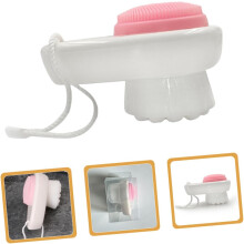 Silicone Manual Facial Cleansing Brush Soft Bristles for Deep Cleansing Exfoliating Face Wash Tool for Skin Care