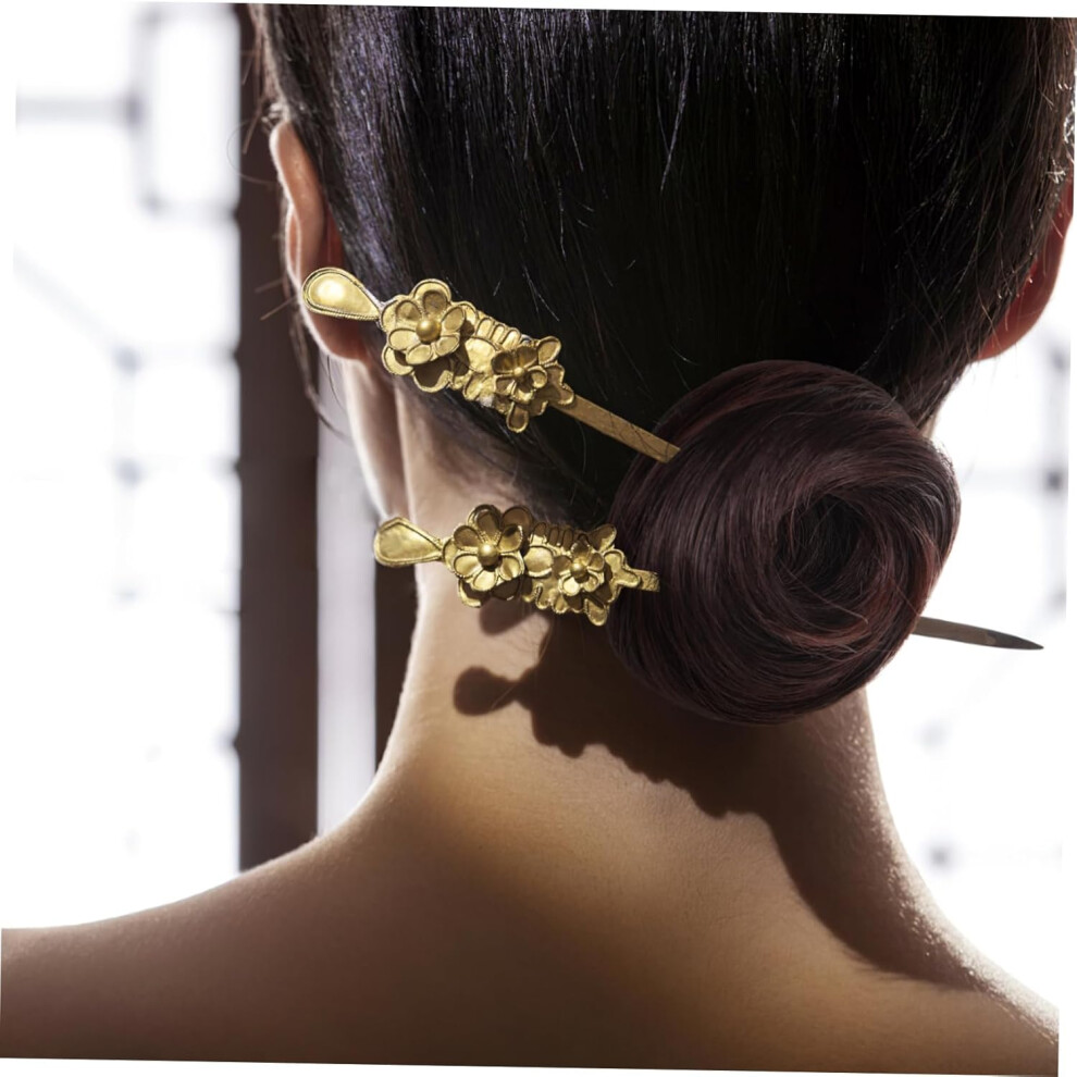 Hkhbjs Hair Bun Wig Hairpiece Chignon Wig Hair Rope Synthetic Straight Dark Brown Bun Scrunchy For Women Hanfu Updo Styling Accessories