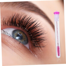 24 piezas de peines para rímel con tubo de diamantes, herramientas de maquillaje para mujeres, brochas de maquillaje para pestañas.