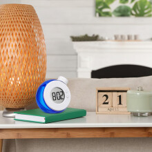 Orologio ad acqua, sveglia digitale, non necessita di batterie, impermeabile, silenzioso grazie all'elemento riscaldante ad acqua.