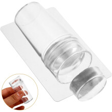 Nail Art Stamp Manicure Tools Silicone Stamp Nail Stamper Kit for French Manicure Salon for Art Plates