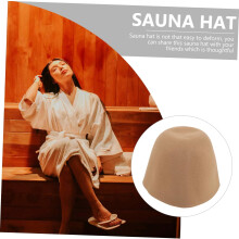 Chapeau de sauna léger, portable et confortable pour accessoires de salle de bain