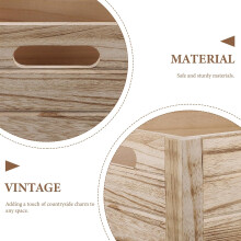 Fensterkasten, Pflanzkasten aus Holz, rechteckiger Blumentopf, Pflanzkasten für Sukkulenten, Kakteen, Minze und Gemüse