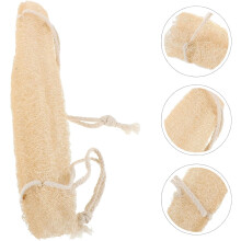 Natürlicher Peeling-Schwamm aus Luffa für Badetücher und Rücken, langer Griff, für die Duschreinigung, Körperpeeling für Erwachsene