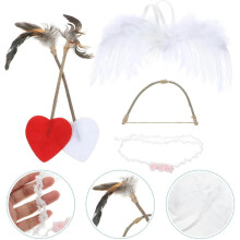 5 deler Cupid-kostymetilbehørssett Valentinsdagsengleantrekk Bue Pil Vinger
