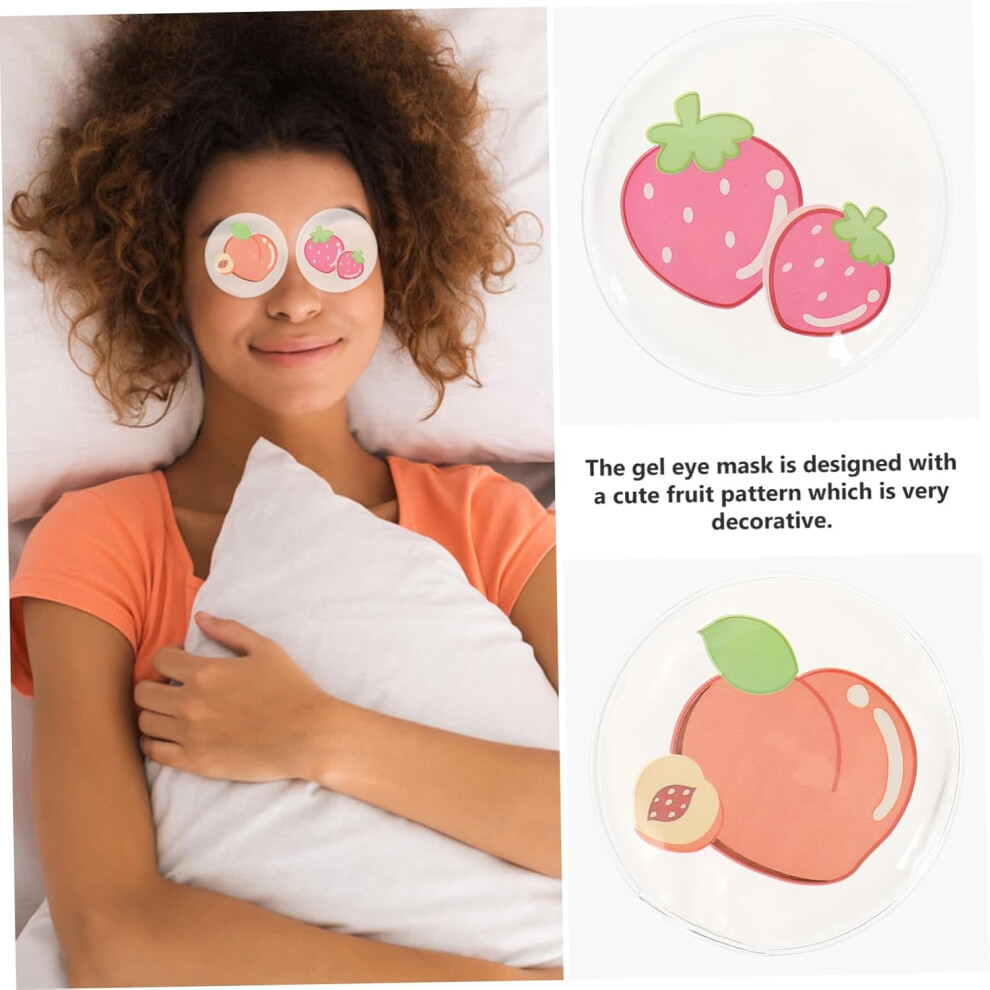 Hkhbjs 8Pcs Reusable Eye Pads Gel Eye Masks Cold Therapy Small Lightweight For Home Office