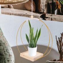 Hagehengende blomsterpottestativ Oppbevaringshyller Kleshengere Kleshenger Plantehenger Potter