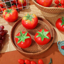 6 künstliche Tomaten, naturgetreue Nachbildungen, ideal als Tischdekoration für Thanksgiving