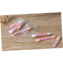 24 stuks dubbelzijdige spons oogschaduwsticks, dubbelzijdige oogschaduwkwasten, ovale applicator, make-up tool