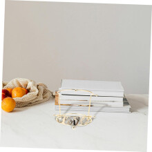 2-warstwowy metalowy stojak na tiarę, koronę, stojak na akcesoria do włosów, organizer ślubny