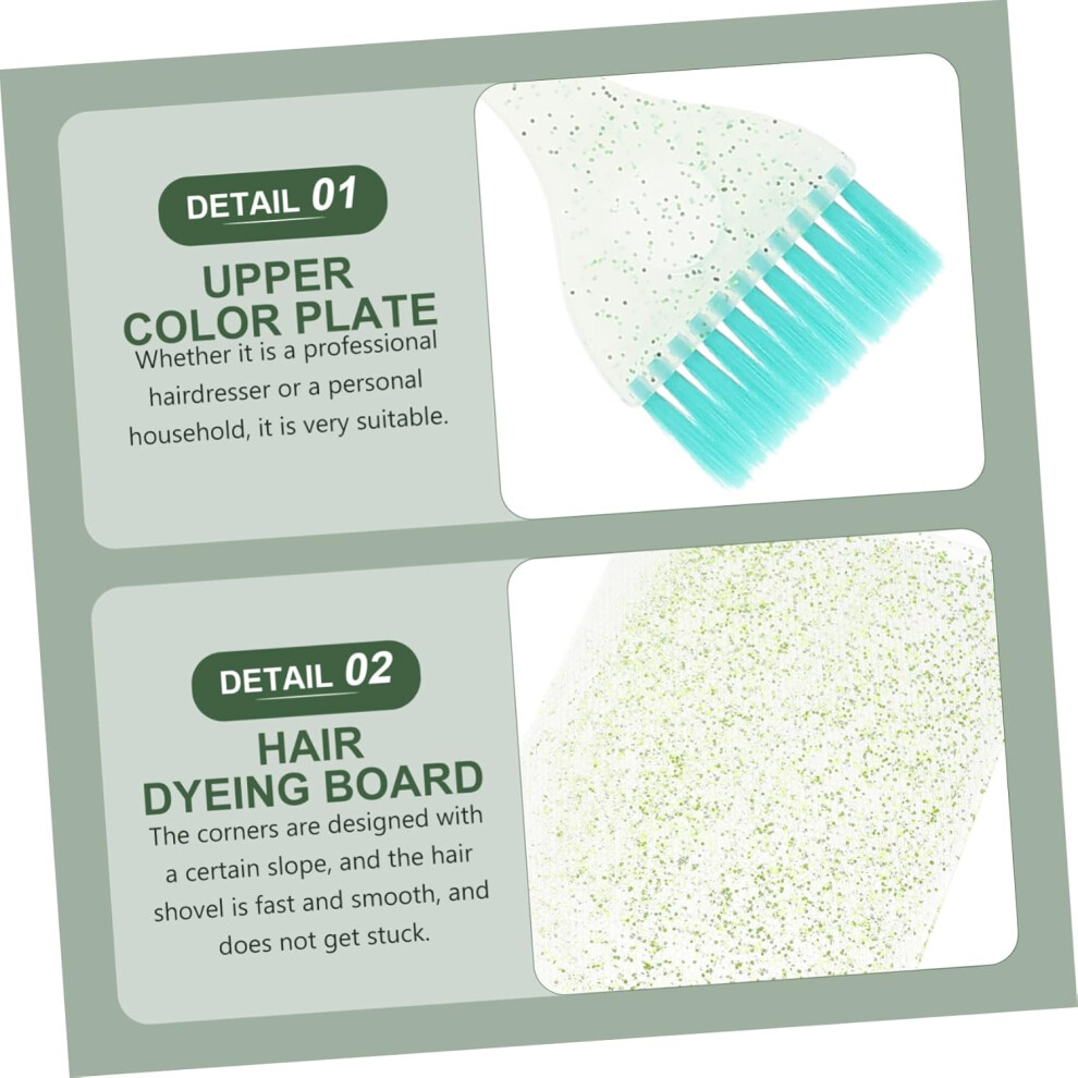 Hkhbjs Hair Dyeing Brush Highlighting Board For Hair Coloring Applicator Barber Salon Dye Paddle Tool Application Random Color