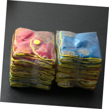 24pcs Silk Jewelry Pouch Ornaments Pouch for Travel Purse Snap Closure Jewelry Storage Bags