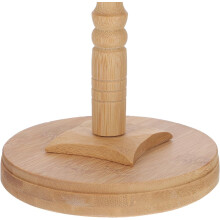 Porte-plume de calligraphie rond en bambou, support pour pinceaux chinois