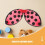 2pcs Foldable Ladybug Wings Ladybug Costume Accessory Insect Wings 4