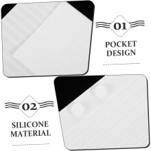 Siliconen pannenlap voor haarstylingtools, reistas, houder voor hete stylingtools, krultanghouder, aanrechtblad voor krultanghoezen
