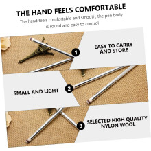 Nagelkunstkwastenset 3-delig, manicuretools, verfpen, perfect voor doe-het-zelfprojecten.
