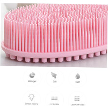 2pcs Silicone Bath Brush Shower Scrubbers for Cleaning Body Exfoliating Massage Shower Accessories