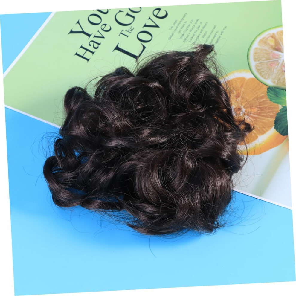 Hkhbjs Elastic Hair Wig Bun Extension Bun Hairpiece Wavy For Girls Women Hair Accessories