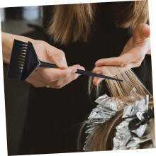 Hair Dyeing Brush and Salon Hair Coloring Bowl with Stirring Stick Pp Material for Even Dye Application and Mixing Stylish Color Design