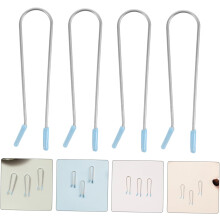 24 Stück Ersatz-Lockenwicklerclips in U-Form für kleine Lockenwickler, passend für Haarstyling-Geräte, hitzebeständig, sicherer Halt