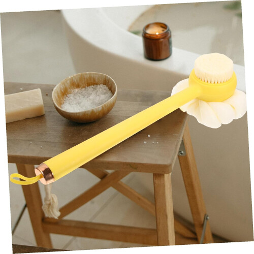 Soft Bristle Bath Brush for Shower Ergonomic Long Handle Back Scrubber