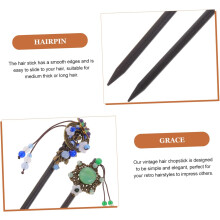 Acessórios de cabelo chinês 2pcs Palo de cabelo para mulheres Palos para mulheres Palo Tassel Fork Bun