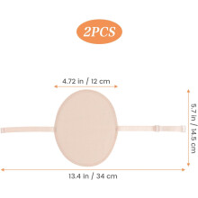1 Pair Reusable Cotton Underarm Sweat Pads Anti-Perspiration Absorbing Guards Soft Combed Cotton Sweat Cushion