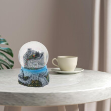 Boule décorative en cristal de la Grande Muraille, en résine synthétique, avec contour, style lumineux et créatif luxueux.