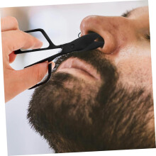 Tijeras pequeñas para vello nasal, recortadora portátil, tijeras de aseo profesional para hombres.