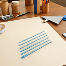 12-delige aquarelkwastenset met fijne punt, precisiekwasten met houten handvat en nylon haren.