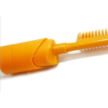 Haarverffles met kamtanden, draagbare applicator voor haarverf, schaalverdeling en drukfunctie voor thuisgebruik in de salon.