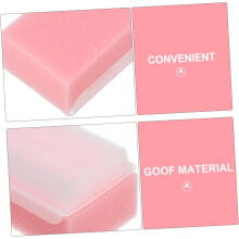 Sensory Bath Brush for Newborns and Adults Soft and Comfortable Sponge Material Easy to Clean Relaxation and Traveling Use Pink