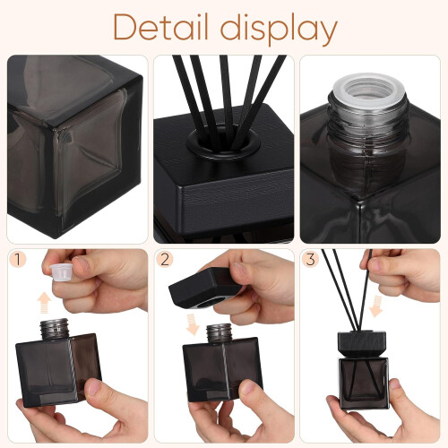 Empty Aroma Diffuser Bottle Rattan Aroma Diffuser Container 100ml