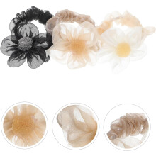 9 elastici per capelli floreali da donna, fermacoda, accessori decorativi