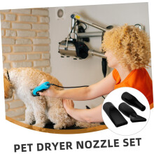 4pcs Universal Hair Dryer Nozzle Attachments Set Comb round Concentrator Tips for Pet Grooming and Hair Styling Abs Material