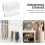 Wall Mounted Umbrella Storage Rack Large Capacity Plastic Umbrella Holder 1