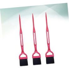 3 pinceles para tinte de cabello para aplicación en salones de belleza, uso doméstico y coloración.