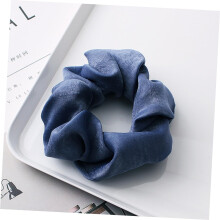 9 stk. sateng hårstrikker elastiske hårbånd tau scrunchie for kvinner jenter hestehaleholder satengstrikker tilbehør for jenter tilfeldig farge