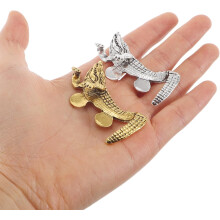 Lot de 2 broches en forme d'animal, broche alligator de revers, style gentleman traditionnel