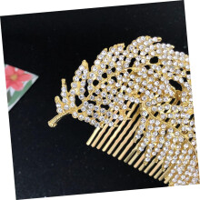 Haarkam met strassbloemmotief voor de bruid, elegant haaraccessoire voor de hoofdtooi
