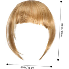 Clip-in-Pony-Haarverlängerung mit Schläfen, Damen-Haaraccessoire