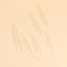 120pcs Extra Long False Nails Sharp Pointed Extension Fake Nails with 12 Sizes for Accessories Suitable f
